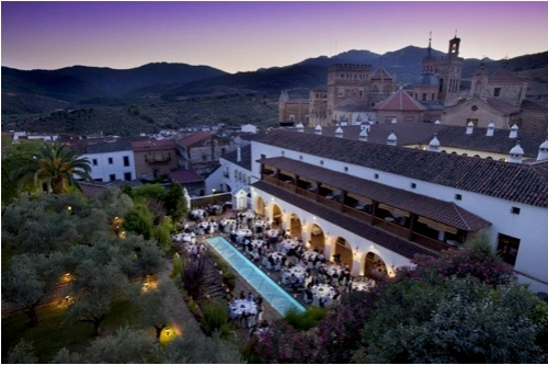 Boda parador guadalupe de noche