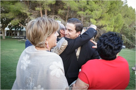 Felicitando novios finca montealegre