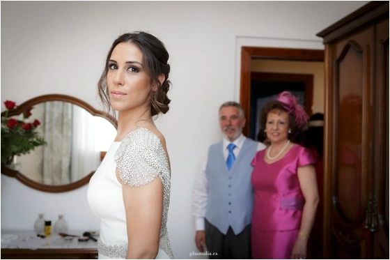 Novia en casa